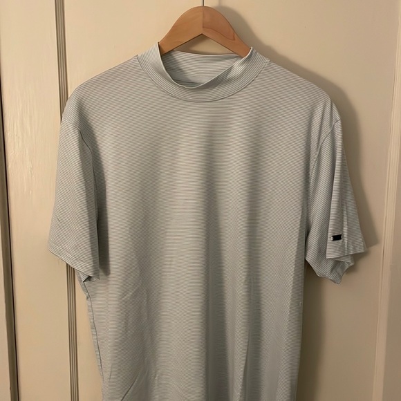 nike mock neck golf shirt